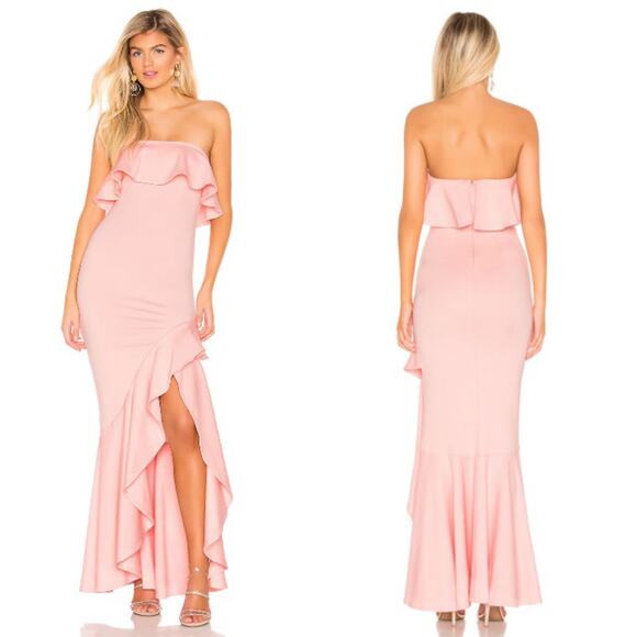 NWT Lovers and Friends Chandler Gown in Light Pink Size Medium - Picture 1 of 9